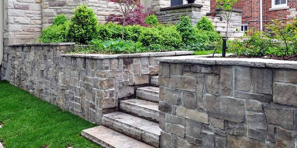 Retaining Wall Installation in Hempstead project 1