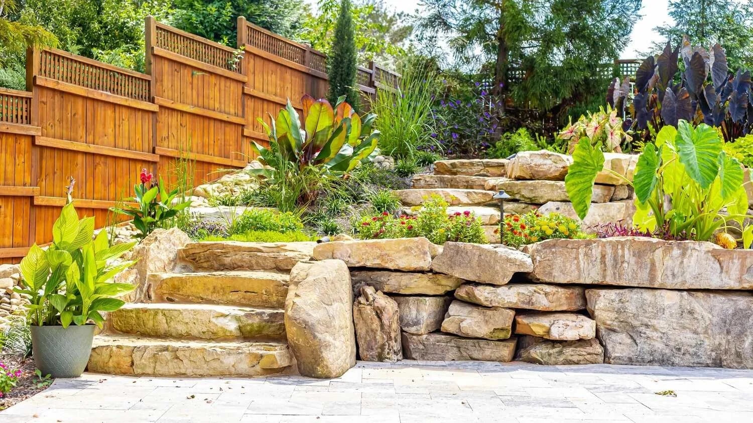 Retaining Wall Installation in Hempstead project 8